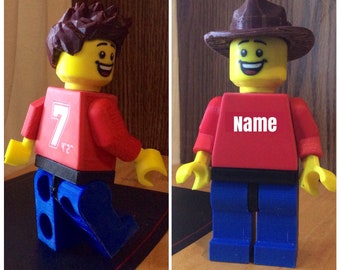 7" Tall Custom & Personalized Jumbo Minifigs