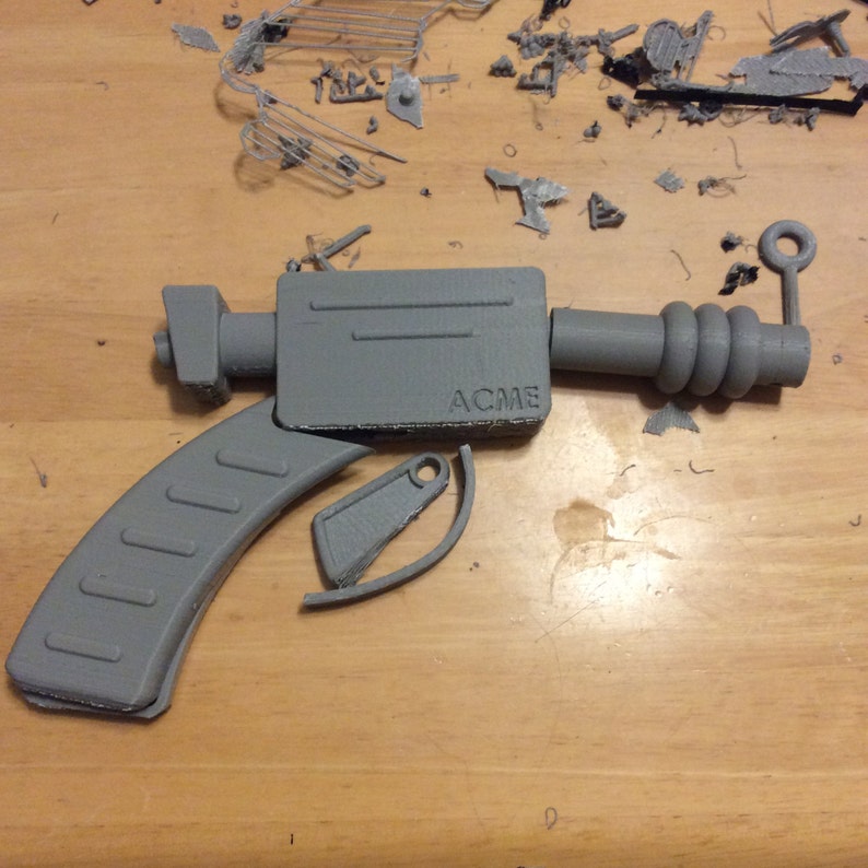 Marvin Martian 3D Printed Ray-gun Unfinished image 1