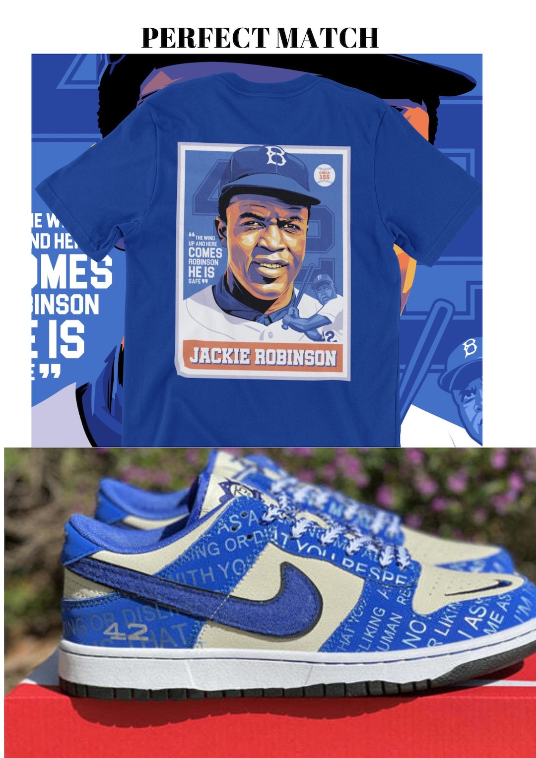 Jackie Robinson Tshirt Etsy
