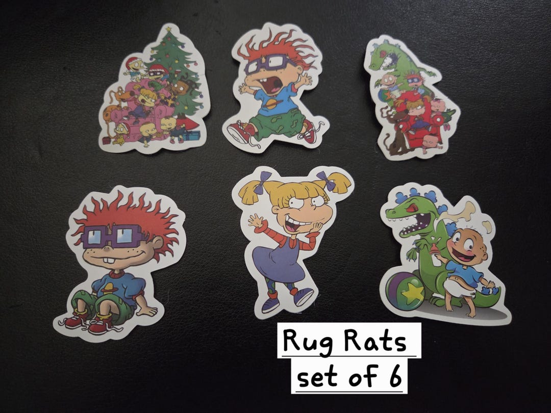 Chicago Target Rats Sticker Set of 6 Rug Rats Stickers - Etsy