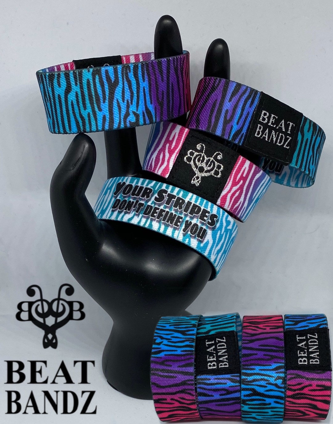 Beat Bandz Reversible and Collectible Fun Fashion Wrist Bands Etsy
