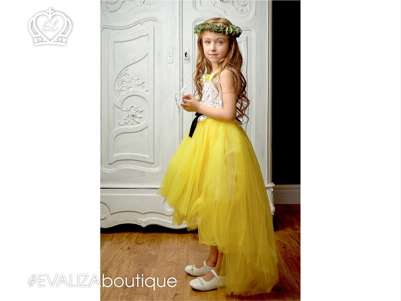 Yellow Full Skirt Dress