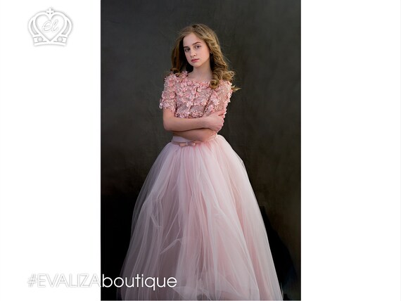 two piece girls dress