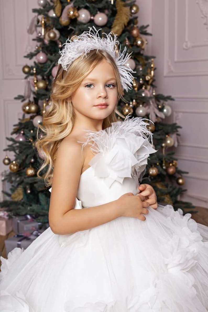 fluffy gown design