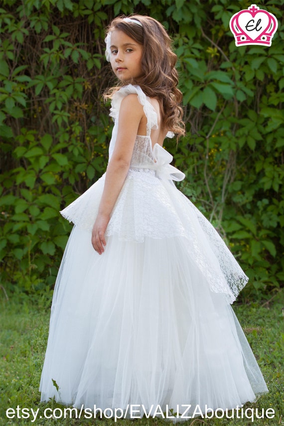 vintage style flower girl dresses
