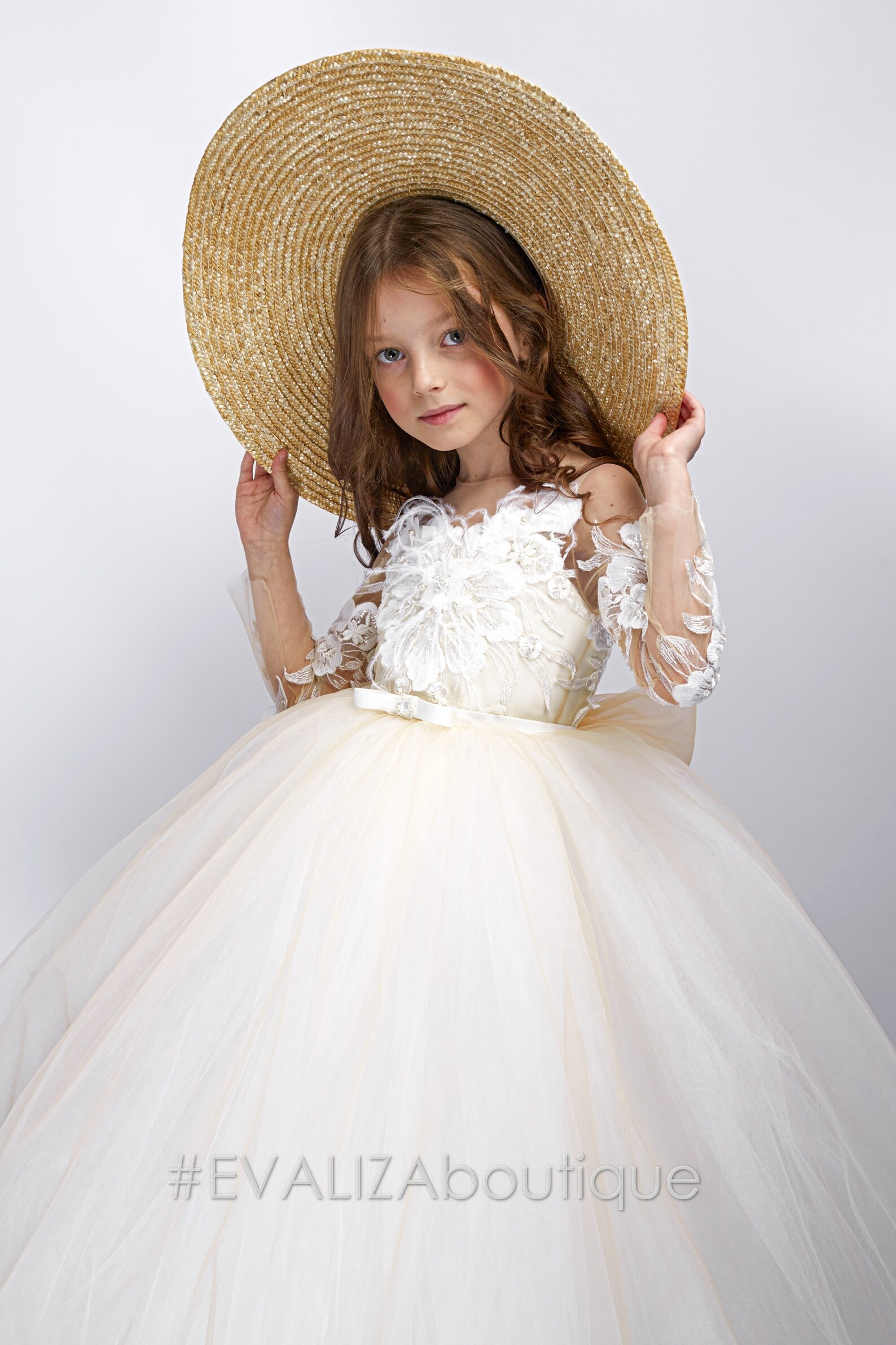 peplum evening gown with sleeves