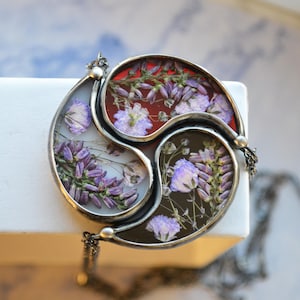 Juego de 3 colgantes, collares Yin Yang para mejores amigas, regalo de conexión entre hermanas, collares de trío a juego.