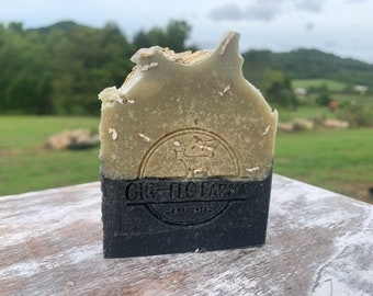 Black Pear Goat Milk Soap With Activated Charcoal