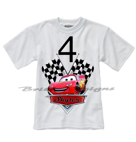 disney cars birthday shirt