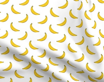 Banana Fabric By The Yard - Banana Cotton Fabric - Banana Fabric by Munzy Goods