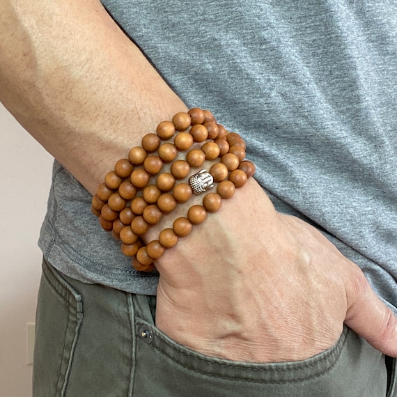 Red Wooden beads mala Fancy Brown Bracelet at Rs 1000 in Hisar | ID:  22170789897