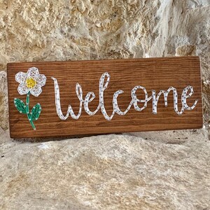 Welcome String Art Welcome Sign Wedding Housewarming Gift - Etsy Norway