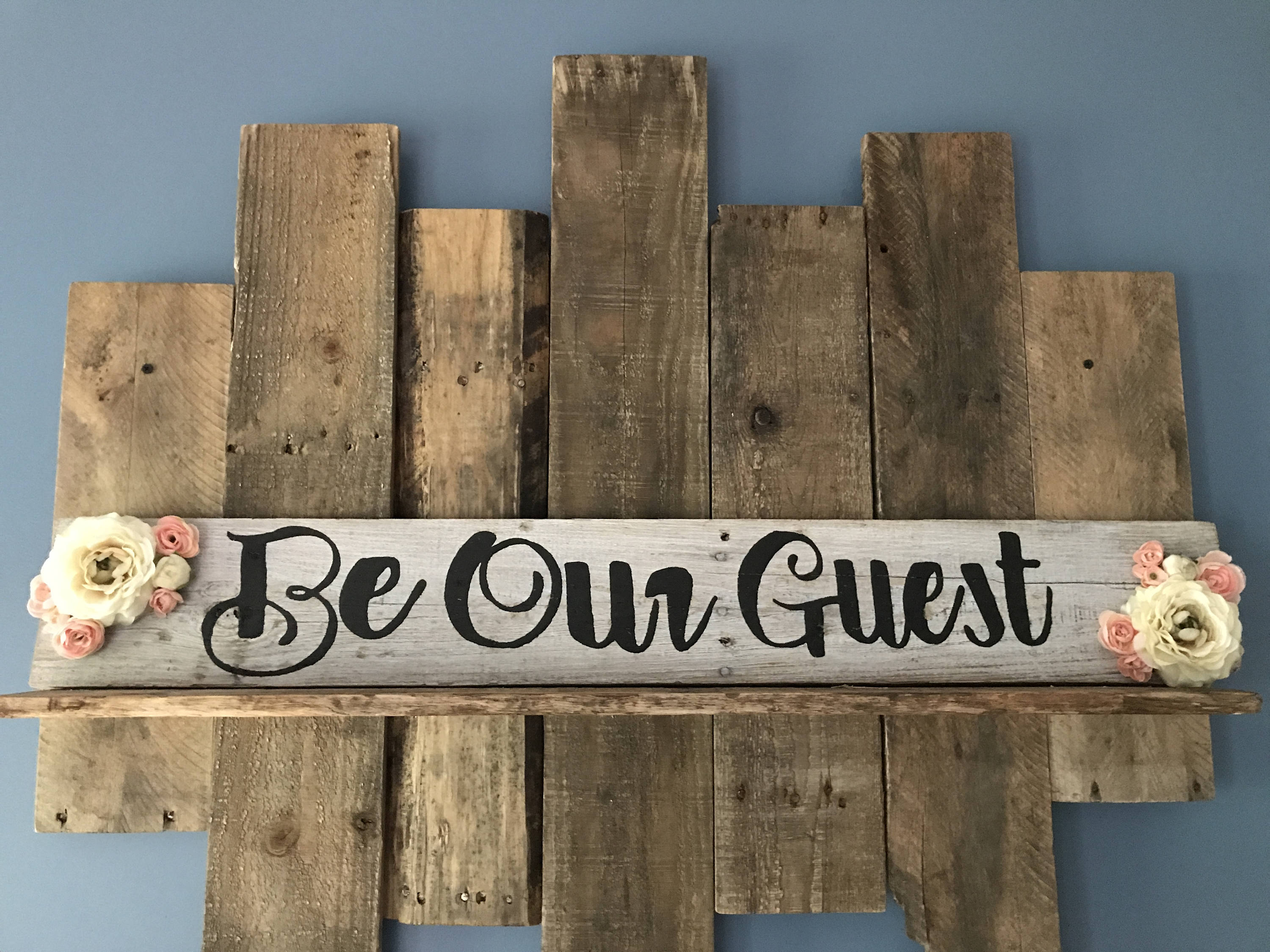 Be Our Guest Sign Bedroom Decor Wall Sign Pallet Wall Sign Etsy