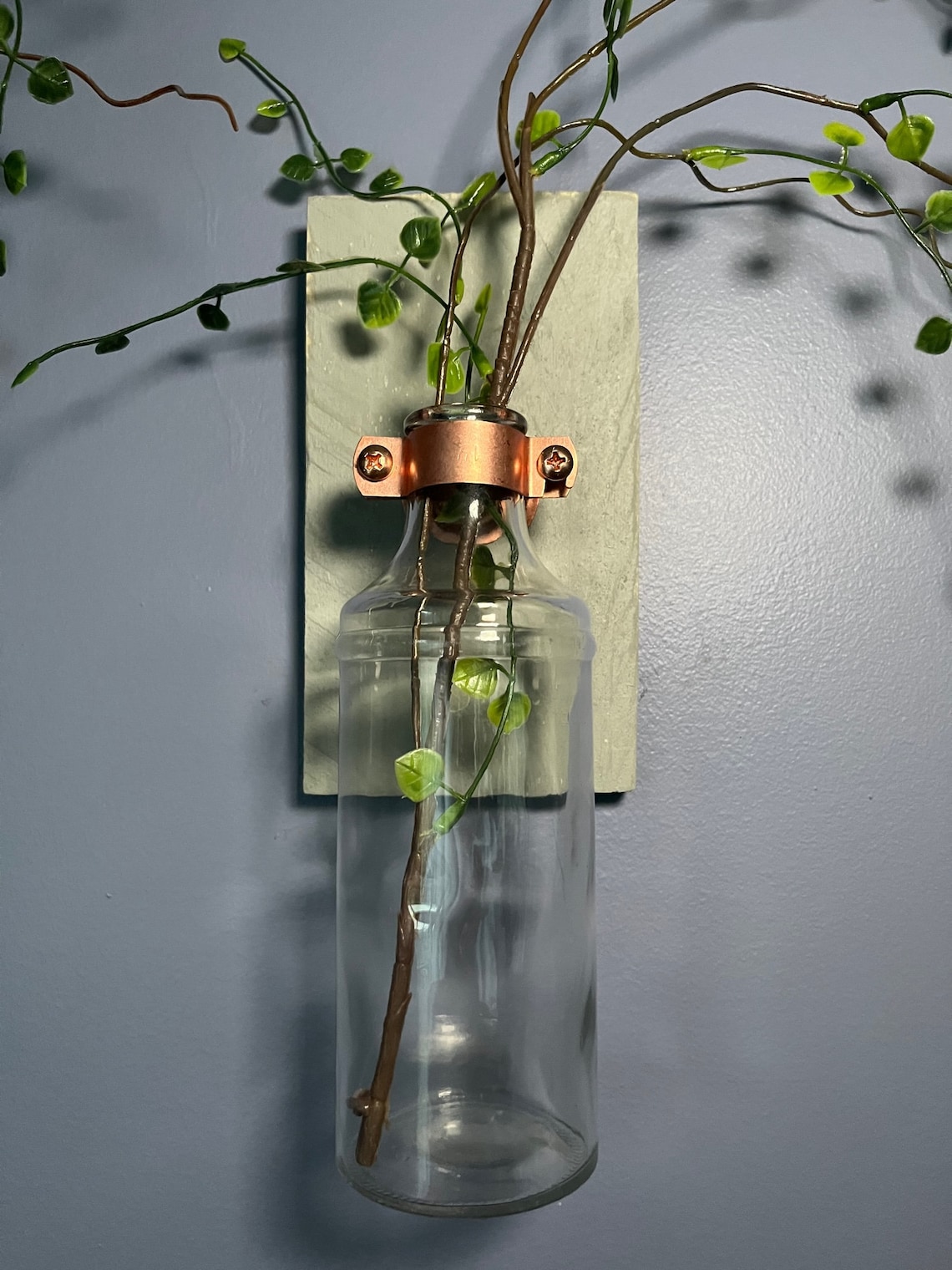 2 Wall Vases Wall Decor Vase Wall Decor Pallet Decor Etsy