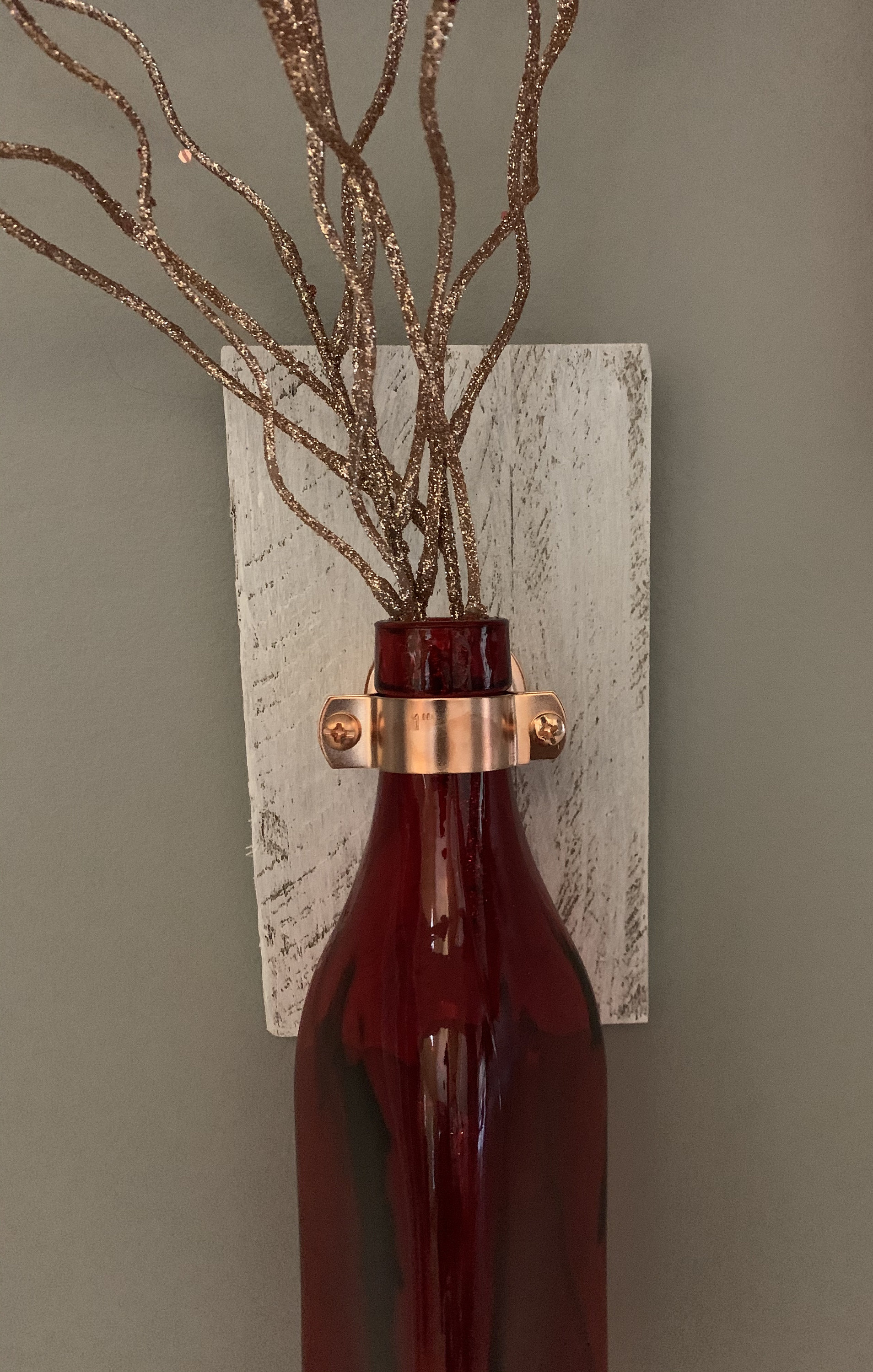 2 Wall Vases Wall Decor Vase Wall Decor Pallet Decor Etsy