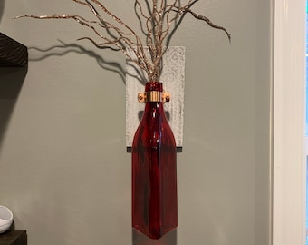 Jarrones de 2 paredes, Decoración de paredes, Decoración de paredes de jarrones, Decoración de palets, Decoración de paredes de palets, Decoración de Navidad, Decoración de paredes de Navidad, Jarrones de Navidad, Jarrones rojos
