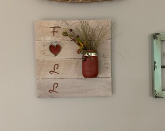 Letrero "Enamórate del otoño", letrero de otoño, decoración de otoño, colgante de pared de otoño, decoración de paletas, decoración de pared, decoración de pared de otoño, letrero de paletas