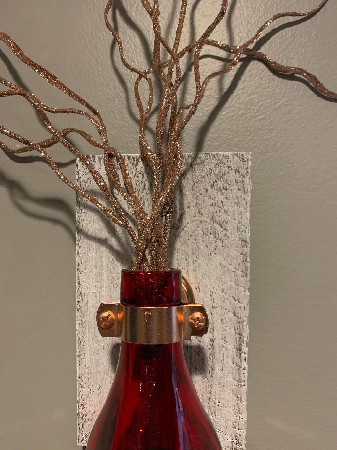 2 Wall Vases Wall Decor Vase Wall Decor Pallet Decor - Etsy