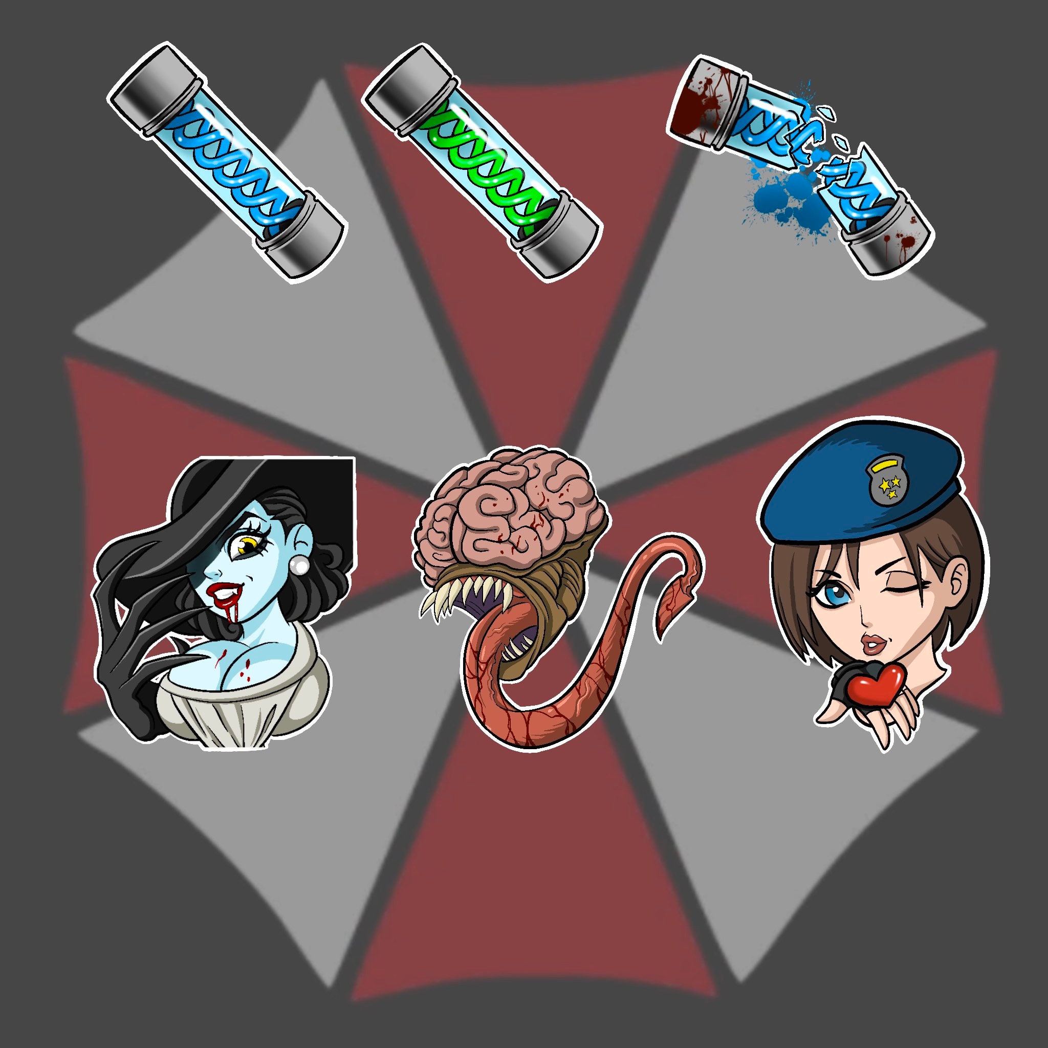 Resident Evil Emote Pack Etsy España