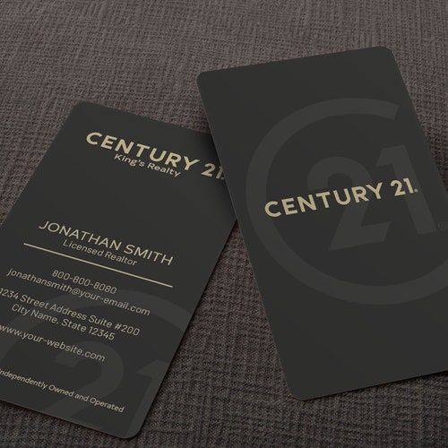Century 21 Business Card Real Estate Business Card Etsy