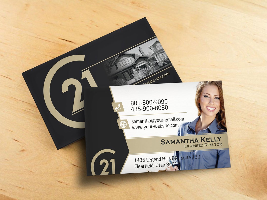 Century 21 Business Card - Real Estate Business Card Design