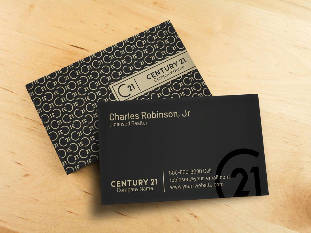 Century 21 Business Card - Real Estate Business Card Design