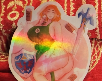 Waterproof Vinyl Starbucks Zelda Cosplay Sticker