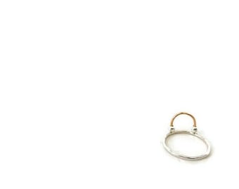 Fidget ring/Meditation Ring/spinner ring/Spinner ring/worry ring/mixed metal ring/anxiety ring/spinning ring/dainty silver ring/minimalist