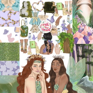 Fairy Core: Clipart, Illustration, Planner Clipart, Graphique, Téléchargement numérique