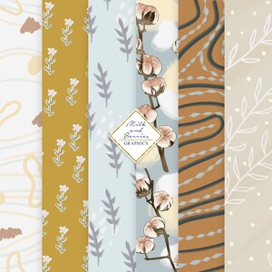 Warm Cozy Corner: Digital Paper Pack, Planner Graphic, planner sticker, scrapbook material