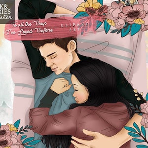 A todos los chicos que he amado antes de la película Clipart Set Clip art Planner Graphic Lara Jean Peter Kavinsky Josh Sanderson Clipart Film