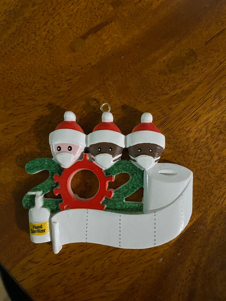 2020 Personalized quarantine family elves ornament Etsy