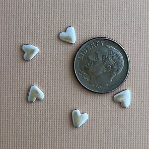 TINY HEART, Silver Casting, Solderable heart accent for jewelry making