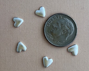 TINY HEART, Silver Casting, Solderable heart accent for jewelry making
