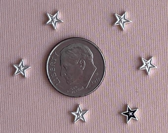 TWINKLING STAR, Silver Casting, Solderable accent for jewelry making, little star