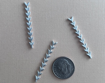 LEAF VINE Casting, Solderable Accent for Jewelry Making, Silver vine, Silversmithing Supplies