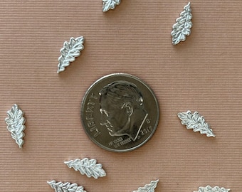 Oak Leaf, Silver Casting, Solderable accent for jewelry making