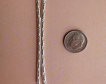 Silver MOON double HALF ROUND Ring Shank / Ring Blank for Jewelry Making, Ring Making