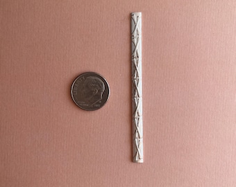 CROSSBONES Ring Shank / Ring Blank for Jewelry Making, Ring Making Supply