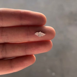 Silver HAWAIIAN FLOWER Casting,  925 flower blank for Jewelry Making, Finding for Silversmiths