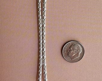Silver DIAMONDBACK DOUBLE HALF Round Ring Shank / Ring Blank for Jewelry Making, Ring Making
