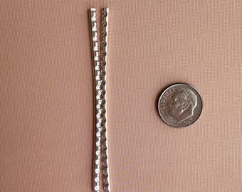 Silver CONCAVE HALF CIRCLE Double Half Round Ring Shank / Ring Blank for Jewelry Making, Ring Making