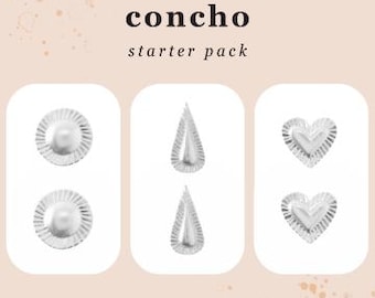 CONCHO Starter Pack, Sterling silver top sellers 6 pack