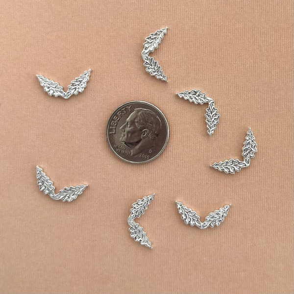 OAK LEAF Cabochon Frame Casting, Sterling Silver Cabochon Border, Jewelry Supplies