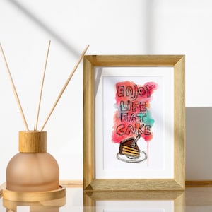 Cake Illustration/Watercolor Sweets/Watercolor Cake/Cake Wall Art/Cake Art Print/Dessert Print/Cake Poster/Bakery Art/Cake Painting/Prints