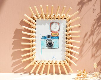 Camera Wall Art/Watercolor Camera/Camera Print/Vintage Camera Print/Vintage Camera Wall Art/Camera Illustration/Photographer Gift/Camera Art