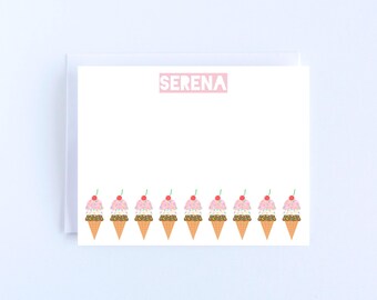 ice cream notecards - boxed set of 10