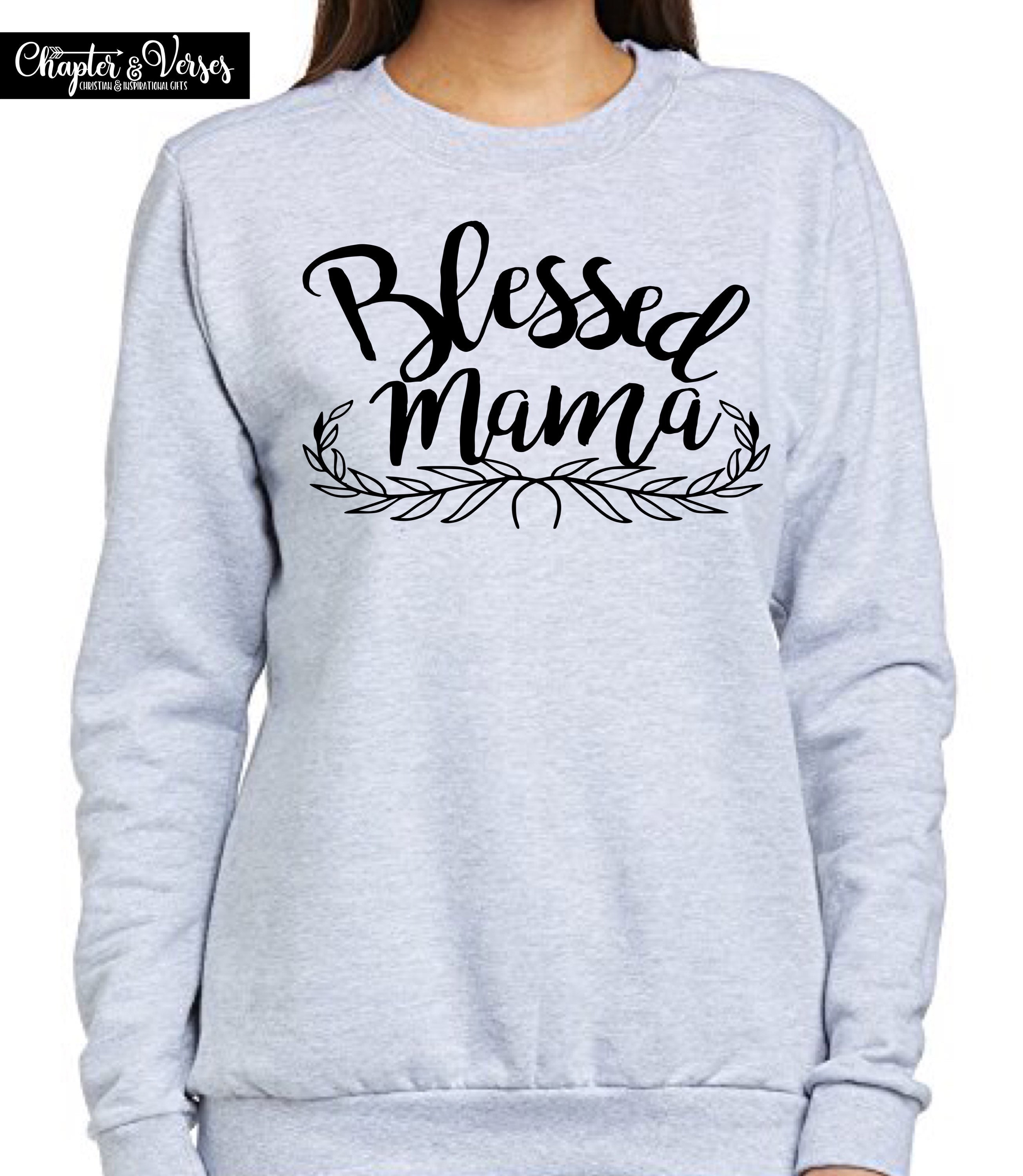 mama sweater. Blessed Mama jumper Blessed Mama sweatshirt Jumper for mom Jumper for mum Jumper for mama Mama apparel mom sweater