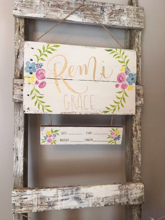 The Remi Hospital Door Hanger Baby Girl Nursery Baby Shower Gift Baby Shower Ideas Adorable Baby Shower Gift Unique Baby Shower Gift