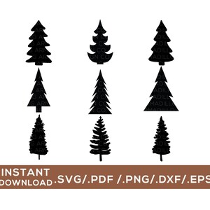 手描きの木 / デジタルカットファイル / svg、png、dxf、pdf、eps